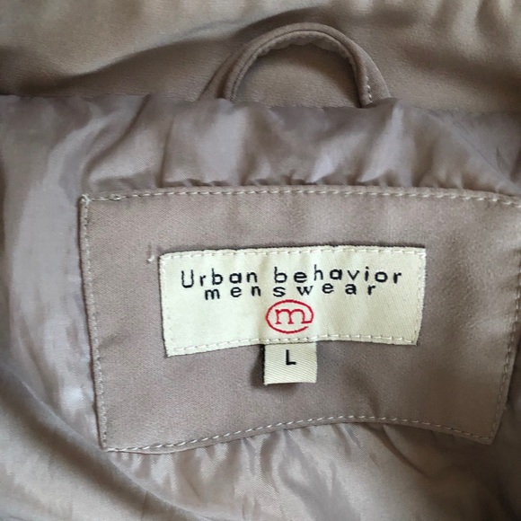 Urban Behaviour Men’s Beige Jacket - Picture 4 of 8